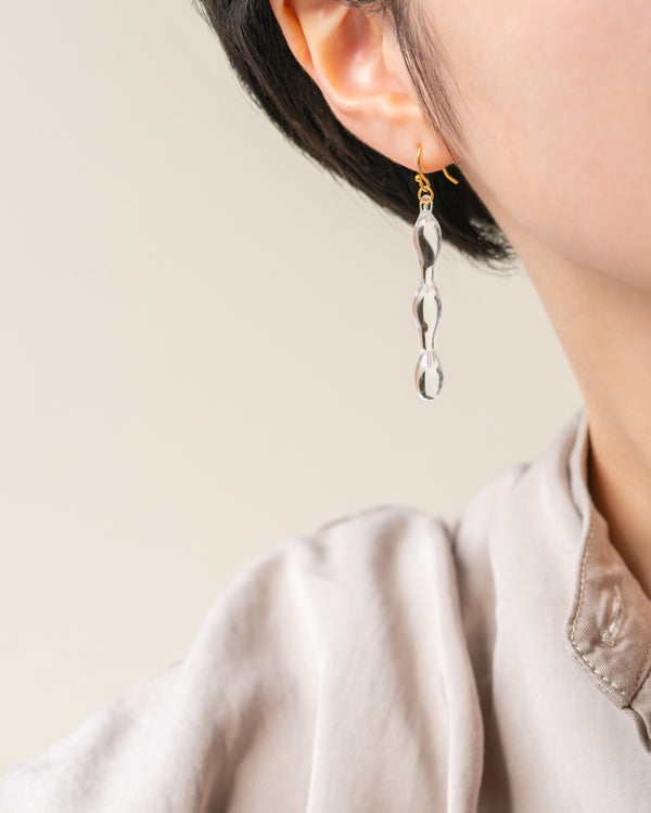 HARIO Handmade Earrings -Floating water - GLUE Associates