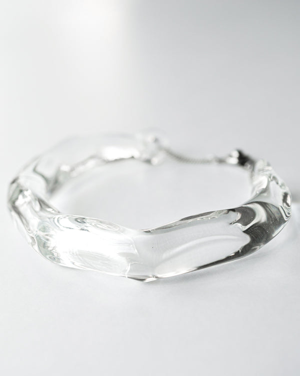 HARIO Handmade Jewelry - Clear Bangle - GLUE Associates