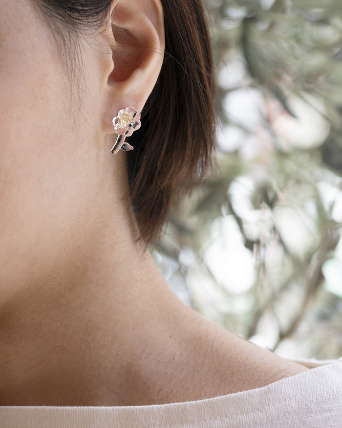 HARIO Handmade Earrings - Flower Earrings - GLUE Associates