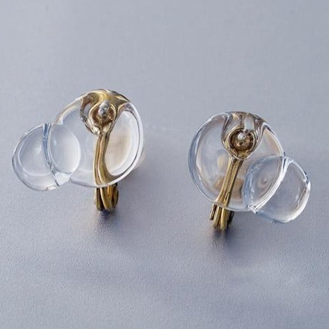 HARIO Handmade Jewelry- Water Surface Earrings (HAA-HA-001P) - GLUE Associates