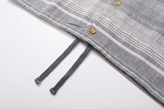 Nomad stripe summer shirt - grey - GLUE Associates