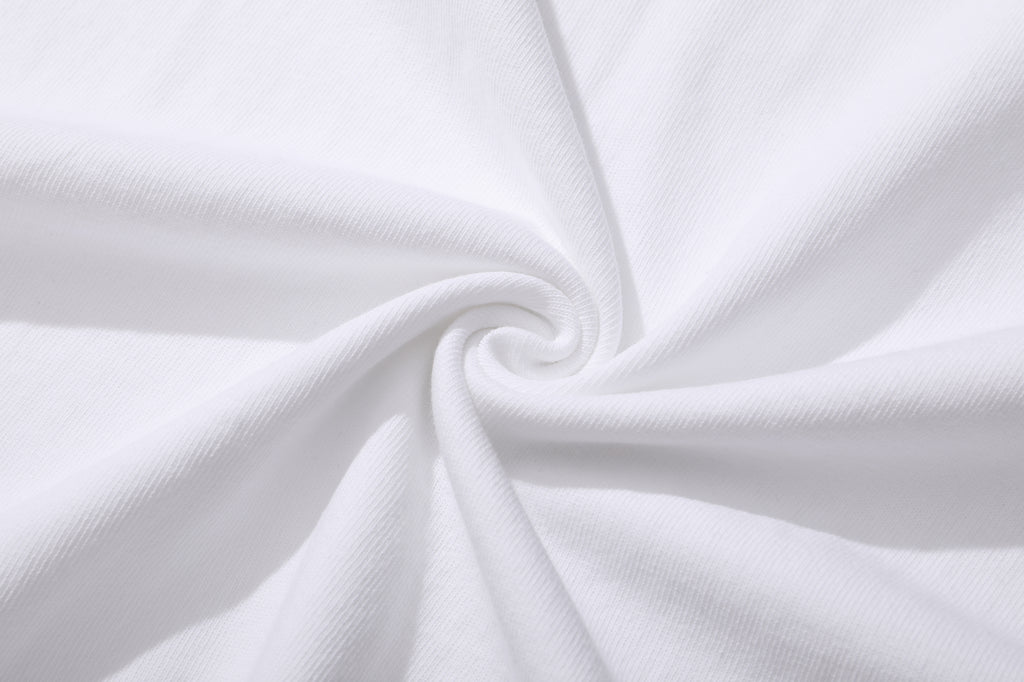 Chrysanthemum logo cotton t-shirt - white - GLUE Associates