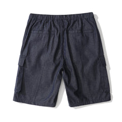 Japanese denim cargo shorts