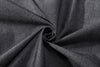 detailed close up texture of ih chambray blue chore shirt fabric