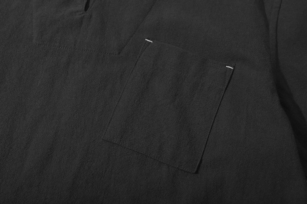 ih charcoal sailor over shirt functional front pockets