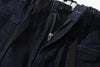 incense harbour denim buckle shorts front view