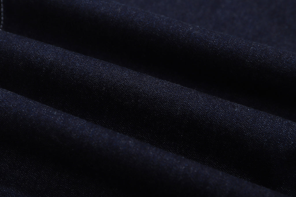 texture of ih premium durable 100 percent cotton denim fabric
