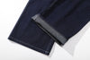 ih denim pants comfortable wide leg opening and clean double stitched hem