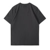 ih grey regular fit suede finished cotton t shirt full back view