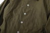 ih hunter green cotton sateen shirt symmetrical front chest patch pockets