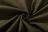 detailed close up texture of ih premium hunter green japanese cotton sateen fabric