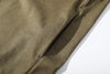 the convenient hidden side pockets of ih hunter green cotton shirt dress 