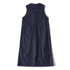 ih japanese denim sailor collar dress full back view