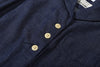 ih japanese denim dress corozo button closure