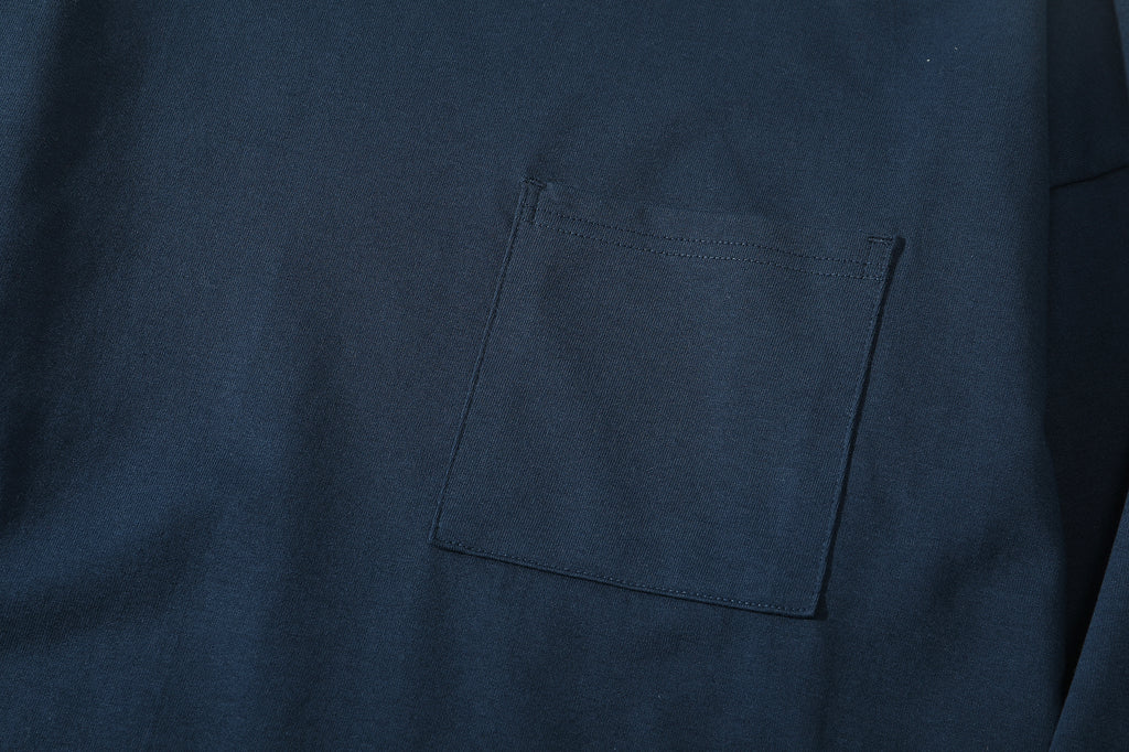 ih navy japanese cotton jumper pocket