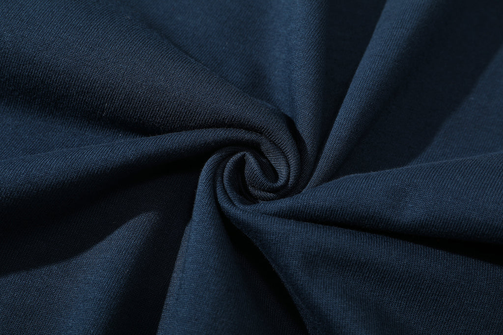 ih navy jumper premium 100 percent japanese cotton jersey fabric