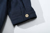 ih navy cotton shirt dress sleeve cuff