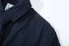 detailed view of the clean shoulder seam construction