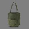 ih olive high capacity waterproofed tool tote bag full back view