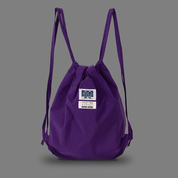 Front view of a Hong Kong made ih light weighted water repellent outdoor daily 2 way tote 