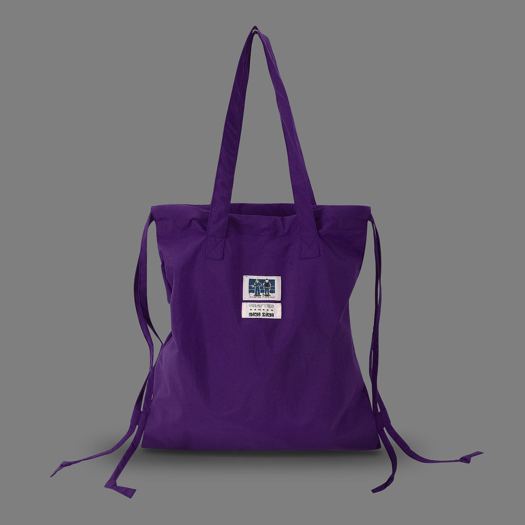 ih purple outdoor daily 2 way tote style carried as a classic shoulder bag front view