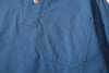 ih steel blue seersucker polo shirt front chest patch pocket 