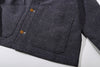 ih stone blue crop work jacket handy front patch pockets detail