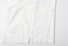 ih textured white cotton shirt straight bottom hem