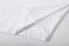 ih white cotton t shirt straight bottom hem