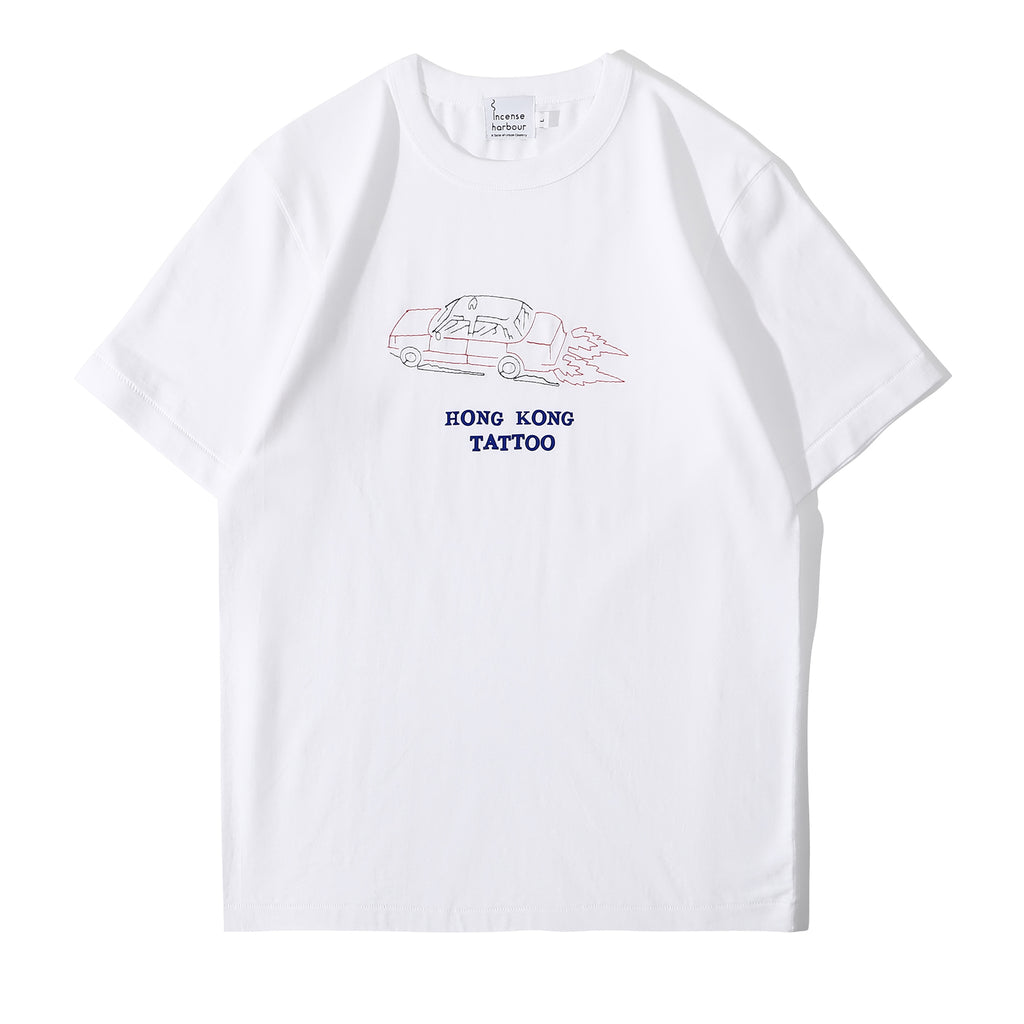 ih regular fit suede finished cotton tattoo inspired racing taxi