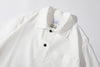 ih white seersucker polo shirt classic polo collar and button placket
