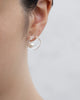 HARIO Handmade Jewelry- Pearl in a Circle Glasses Earrings (10K gold) - GLUE Associates