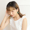 Sandralexandra Handmade Heart earrings - Green - GLUE Associates