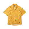 Floral pattern shirt - yellow orchid - GLUE Associates