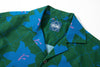Floral pattern shirt - green lily - GLUE Associates