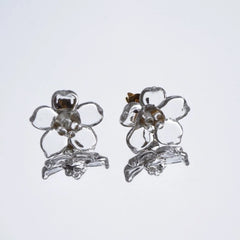 HARIO Handmade Earrings - Big Flower (HAW-F-004) - GLUE Associates