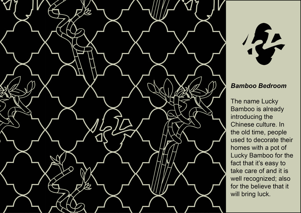 Pattern shirt - bamboo bedroom - GLUE Associates