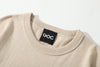GOC realx fit cotton tubular sweatshirt with binder neck - Khaki - GLUE Associates
