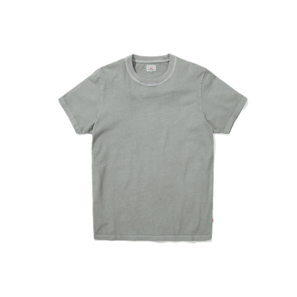 Vintage and Republic T-shirt - Super soft suede finish T-shirt -Grey Green - GLUE Associates