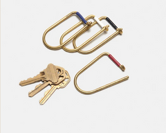 Craighill Wilson Key rings - Enameled in Gold - GLUE Associates