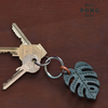 Herr PONG Monstera Leaf Keychain - Green - GLUE Associates
