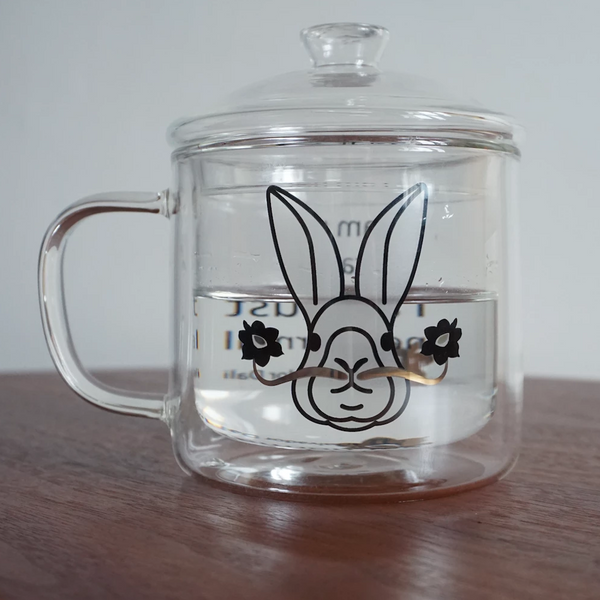 Heat resistant double layer glasses dali mug -  Rabbit - GLUE Associates