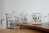Heat resistant double layer glasses dali mug -  Piggy - GLUE Associates