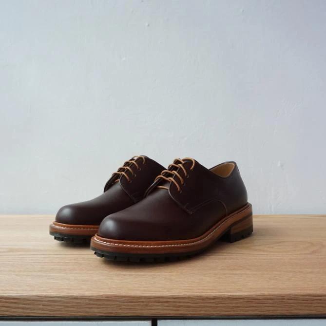 chenjingkaioffice - derby shoes (dark brown) - GLUE Associates