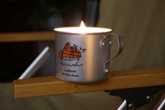 Incense Harbour Candle _  sailboat by the shore - GLUE Associates