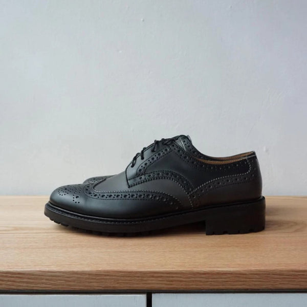 chenjingkaioffice - brogue shoes (Black/grey) - GLUE Associates