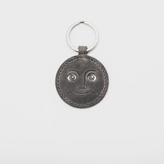 Black Moon the emoji keychain