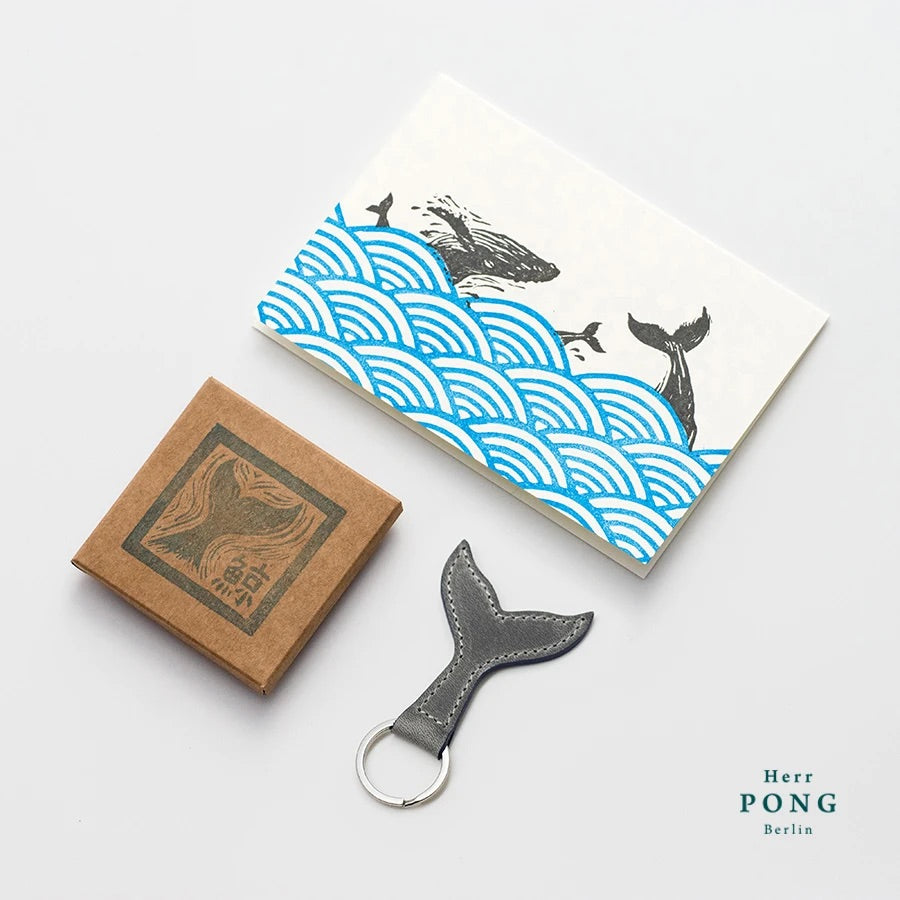 Herr PONG Whale Tail Keychain - GLUE Associates