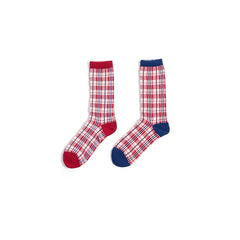 Vintage and republic Vintage Checked Socks - GLUE Associates