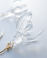 HARIO Handmade Jewelry- snow drop earrings - GLUE Associates